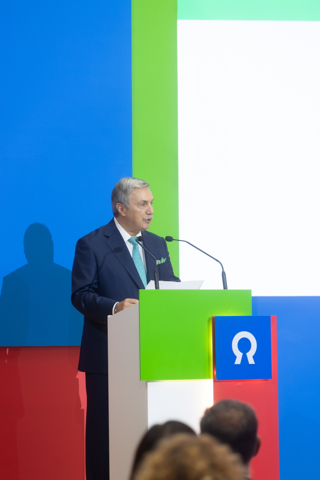 Στο βήμα της εκδήλωσης ο Πρόεδρος του Ιδρύματος Ωνάση, κ. Αντώνης Σ. Παπαδημητρίου.